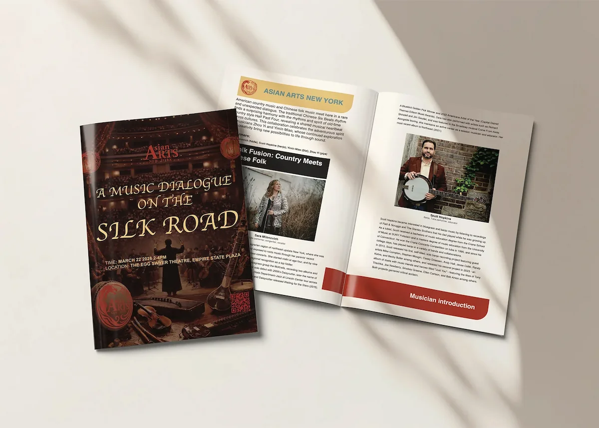 Asian Arts New York 20-page booklet design