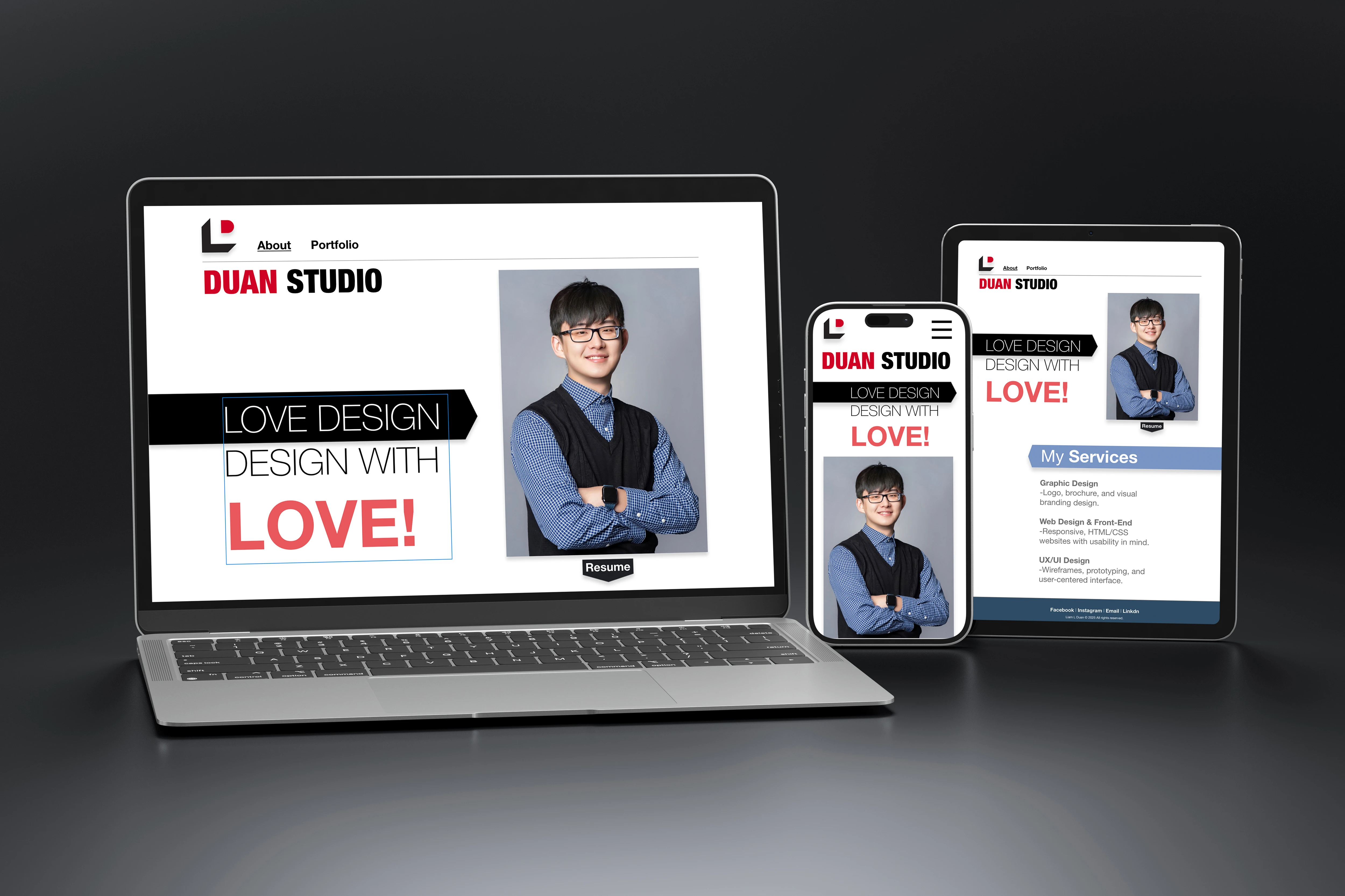 Website Interface Mockup